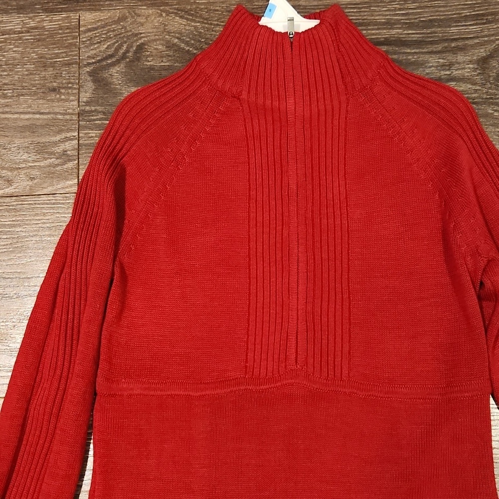❤️ ATHLETA OLYMPIA SWEATER DRESS IN CLARET RED, XS - Picture 4 of 15